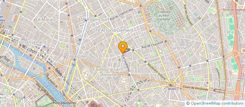 localisation de l'entreprise MONSIEUR OLIVIER JACQUET  PARIS