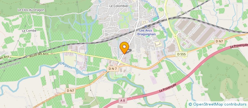 localisation de l'entreprise MONSIEUR OLIVIER JACQUET  VIDAUBAN