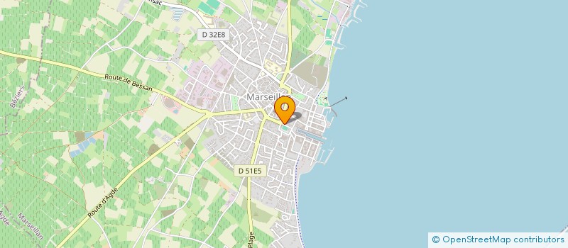 localisation de l'entreprise MONSIEUR OLIVIER JALABERT à MARSEILLAN