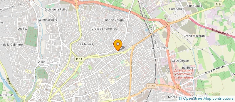 localisation de l'entreprise MONSIEUR OLIVIER JAMES à BEZIERS
