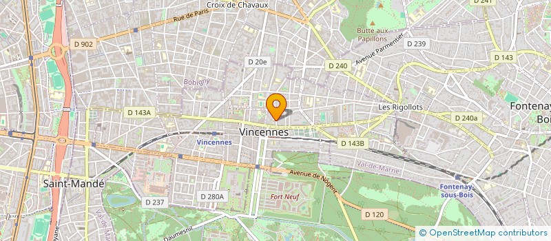 localisation de l'entreprise MONSIEUR OLIVIER JANKOVIC à VINCENNES
