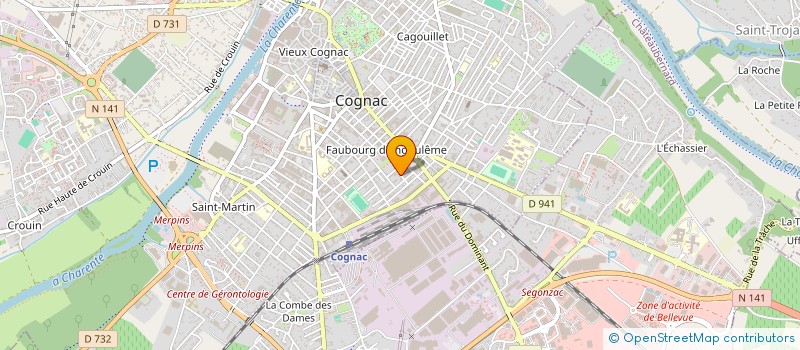 localisation de l'entreprise MONSIEUR OLIVIER JANNAU à COGNAC