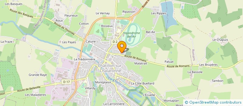 localisation de l'entreprise MONSIEUR OLIVIER JANODET à CHATILLON-SUR-CHALARONNE