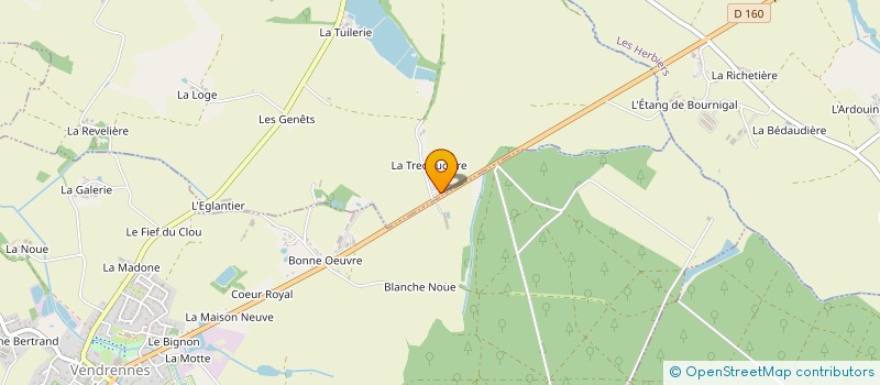 localisation de l'entreprise MONSIEUR OLIVIER JAQUEMET  MESNARD-LA-BAROTIERE