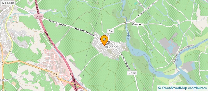 localisation de l'entreprise MONSIEUR OLIVIER JARRIGE  BRIGNAC