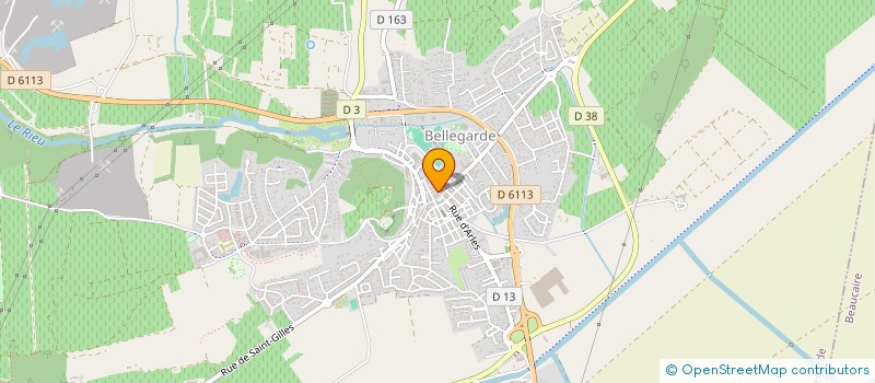 localisation de l'entreprise MONSIEUR OLIVIER JARRIN  BELLEGARDE