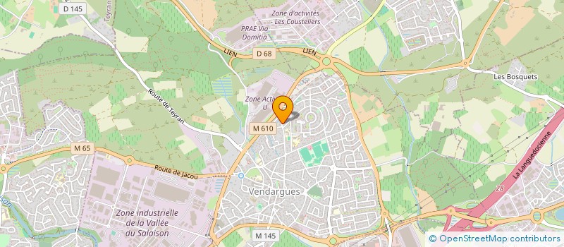 localisation de l'entreprise MONSIEUR OLIVIER JATON à VENDARGUES