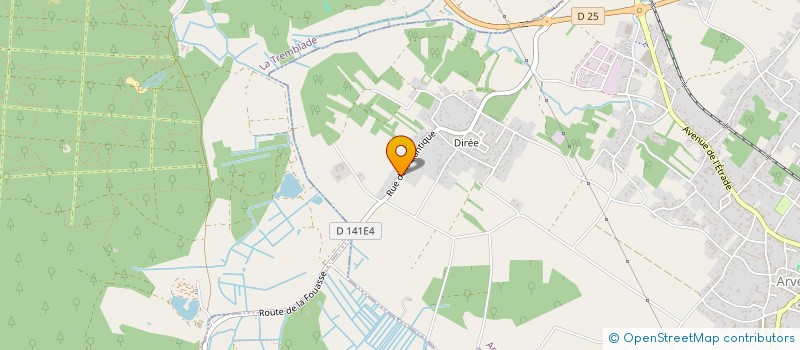 localisation de l'entreprise MONSIEUR OLIVIER JAUD  ARVERT