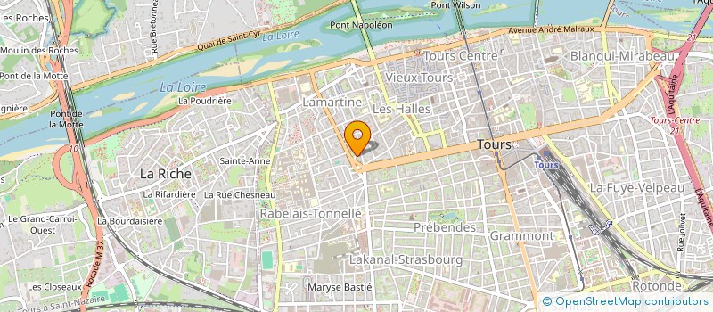 localisation de l'entreprise MONSIEUR OLIVIER JEAN  TOURS