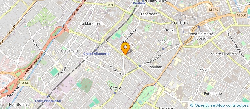 localisation de l'entreprise MONSIEUR OLIVIER JEAN ALBERT ROUSSEL à ROUBAIX