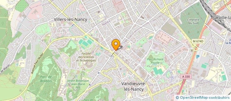 localisation de l'entreprise MONSIEUR OLIVIER-JEAN CHABOT  VANDUVRE-LES-NANCY