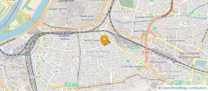 localisation de l'entreprise MONSIEUR OLIVIER JEAN DENIS GRAF  AVIGNON