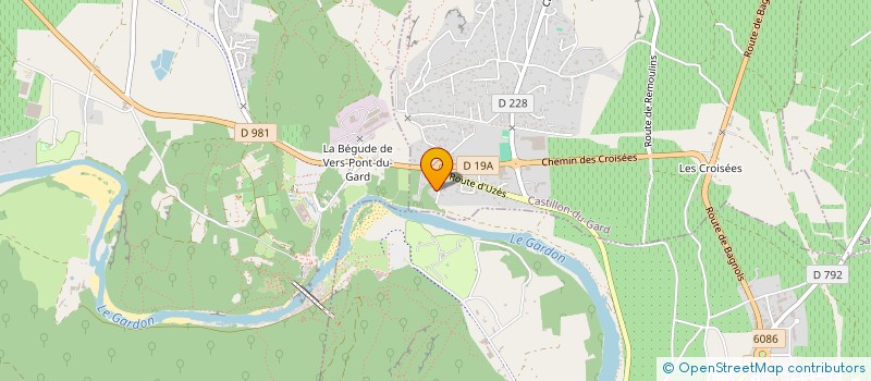 localisation de l'entreprise MONSIEUR OLIVIER JEAN-MARIE FAURE à CASTILLON-DU-GARD