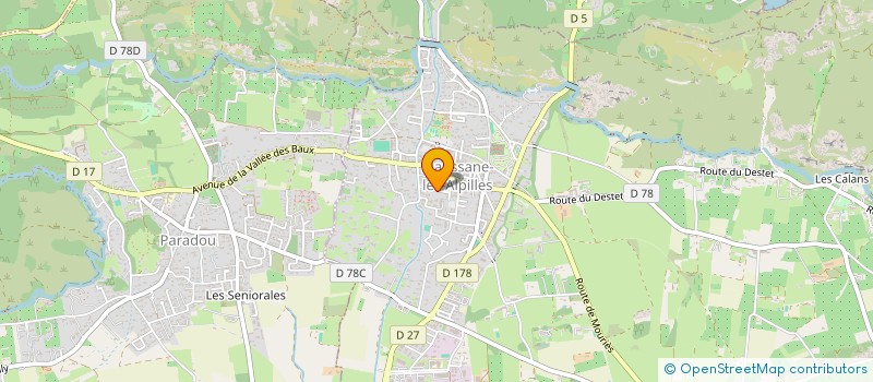localisation de l'entreprise MONSIEUR OLIVIER JEAN MASSARI à MAUSSANE-LES-ALPILLES