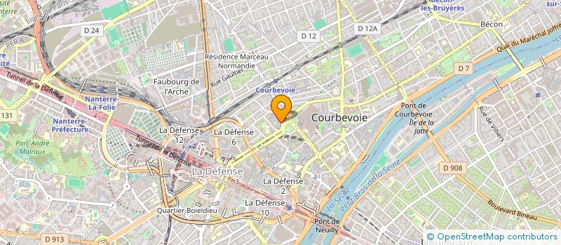 localisation de l'entreprise MONSIEUR OLIVIER JEANNEL à COURBEVOIE