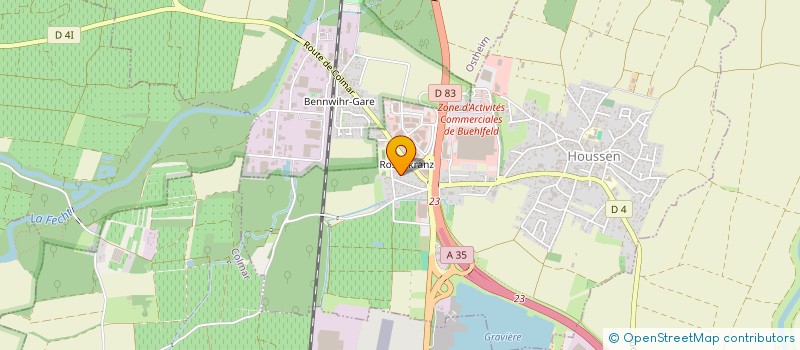 localisation de l'entreprise MONSIEUR OLIVIER JEHL  HOUSSEN