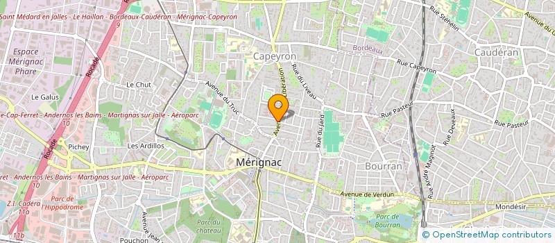 localisation de l'entreprise MONSIEUR OLIVIER JOANNIDES à MERIGNAC