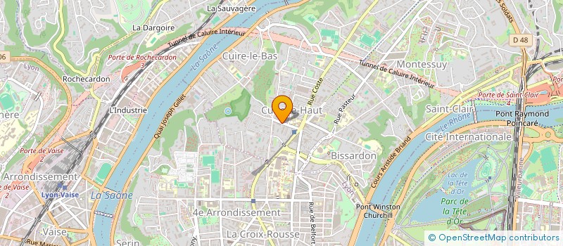 localisation de l'entreprise MONSIEUR OLIVIER JOB  CALUIRE-ET-CUIRE