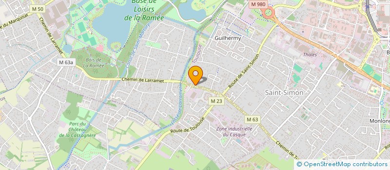 localisation de l'entreprise MONSIEUR OLIVIER JOCHEL  TOULOUSE