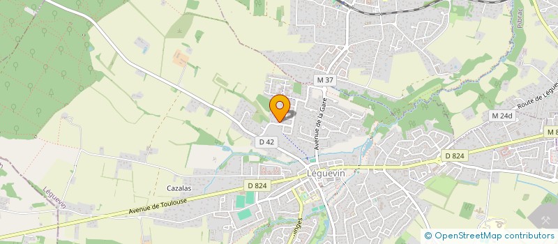 localisation de l'entreprise MONSIEUR OLIVIER JONAS  LEGUEVIN