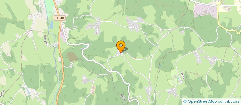 localisation de l'entreprise MONSIEUR OLIVIER JORET  AYNAC