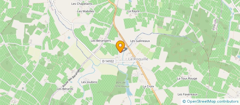 localisation de l'entreprise MONSIEUR OLIVIER JOSSELIN  LA ROQUILLE