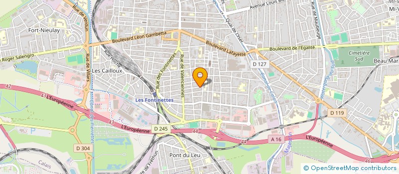 localisation de l'entreprise MONSIEUR OLIVIER JOSSET  CALAIS