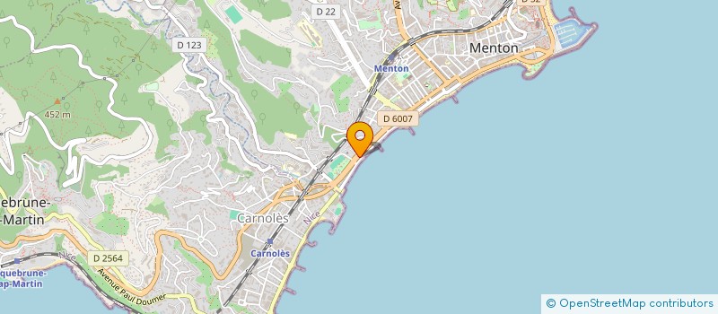 localisation de l'entreprise MONSIEUR OLIVIER JOST à MENTON