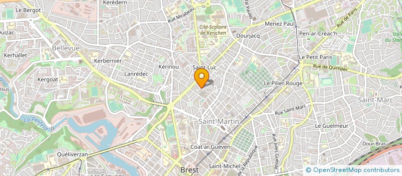 localisation de l'entreprise MONSIEUR OLIVIER JOUBERT à BREST