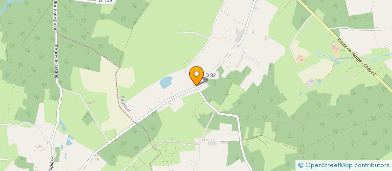 localisation de l'entreprise MONSIEUR OLIVIER JOUIN  BAZOUGES CRE SUR LOIR