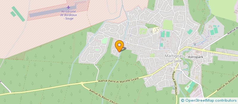 localisation de l'entreprise MONSIEUR OLIVIER JOURDAN  MARTIGNAS-SUR-JALLE