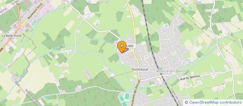 localisation de l'entreprise MONSIEUR OLIVIER JOUSSET  MONCE-EN-BELIN