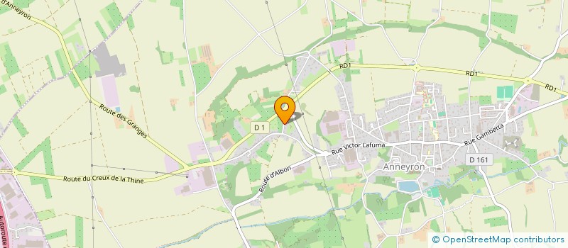 localisation de l'entreprise MONSIEUR OLIVIER JOUVE  ANNEYRON