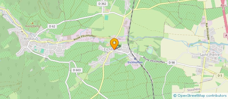 localisation de l'entreprise MONSIEUR OLIVIER JUAN  EICHHOFFEN