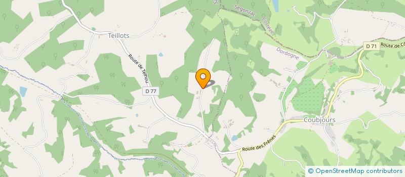 localisation de l'entreprise MONSIEUR OLIVIER JUGE  TEILLOTS