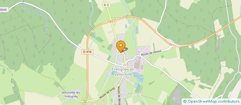 localisation de l'entreprise MONSIEUR OLIVIER JUIF  FRETIGNEY-ET-VELLOREILLE