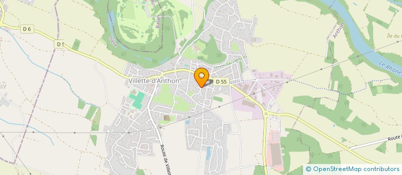 localisation de l'entreprise MONSIEUR OLIVIER JULIEN  VILLETTE-D'ANTHON