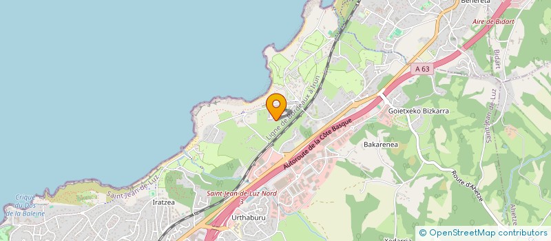 localisation de l'entreprise MONSIEUR OLIVIER JULIEN à SAINT-JEAN-DE-LUZ