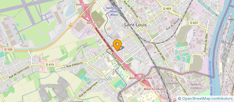 localisation de l'entreprise MONSIEUR OLIVIER JUND  SAINT-LOUIS