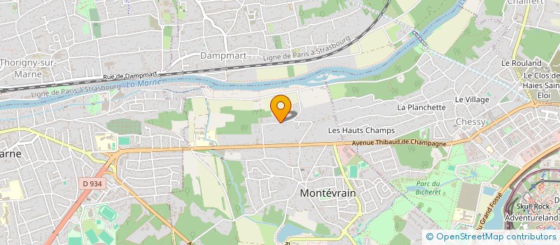 localisation de l'entreprise MONSIEUR OLIVIER JUNK à MONTEVRAIN