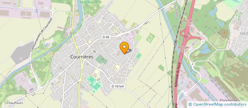 localisation de l'entreprise MONSIEUR OLIVIER JUNOT à COURRIERES