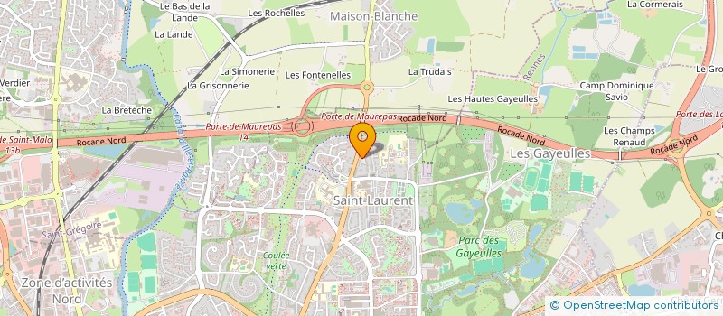 localisation de l'entreprise MONSIEUR OLIVIER JUSTEL à RENNES
