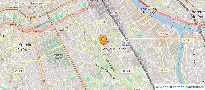 localisation de l'entreprise MONSIEUR OLIVIER KALFOUSSE  IVRY-SUR-SEINE