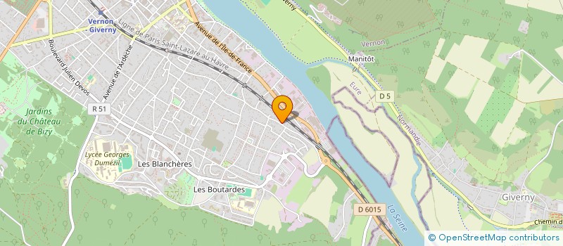 localisation de l'entreprise MONSIEUR OLIVIER KANDO à VERNON