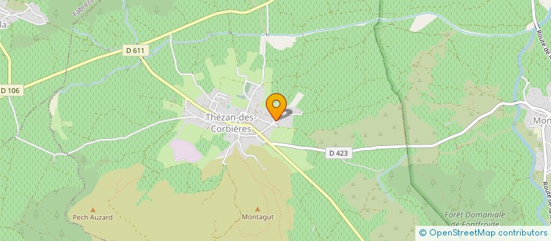 localisation de l'entreprise MONSIEUR OLIVIER KANNENGIESER  THEZAN-DES-CORBIERES