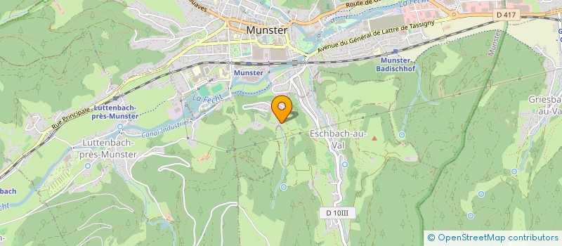 localisation de l'entreprise MONSIEUR OLIVIER KAPPEL  ESCHBACH-AU-VAL