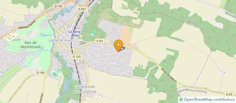 localisation de l'entreprise MONSIEUR OLIVIER KELTZ  LA FERTE-ALAIS