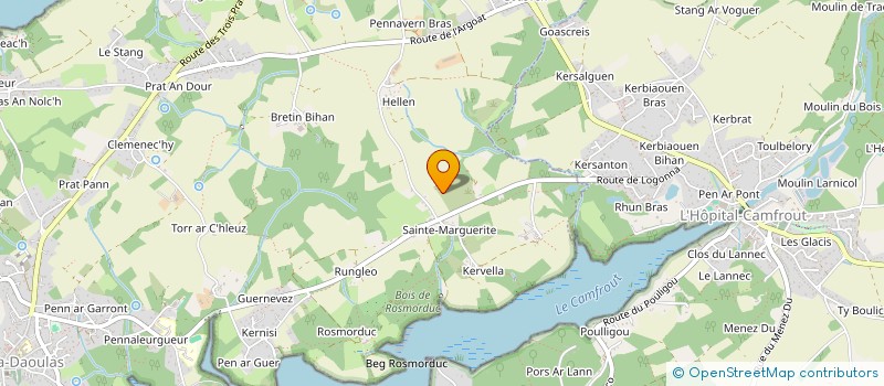 localisation de l'entreprise MONSIEUR OLIVIER KERMAREC  LOGONNA-DAOULAS