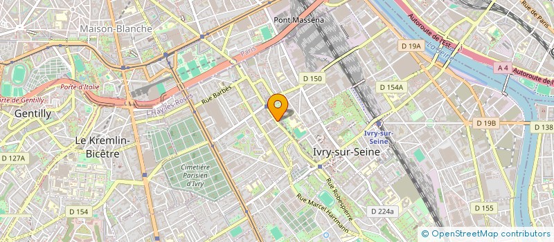 localisation de l'entreprise MONSIEUR OLIVIER KILANDAMOKO à IVRY-SUR-SEINE