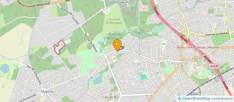 localisation de l'entreprise MONSIEUR OLIVIER KILIAN  PESSAC